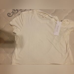 Wheat brand white tee